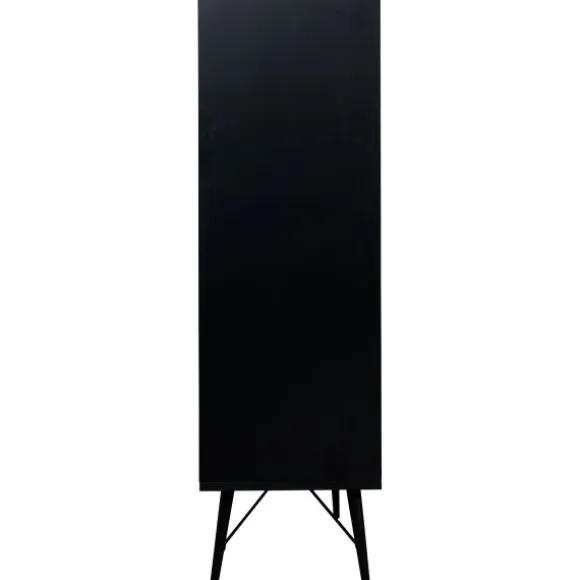 TWF Ledikant 60x120 - Commode - Hanglegkast 2-deurs Retro Black