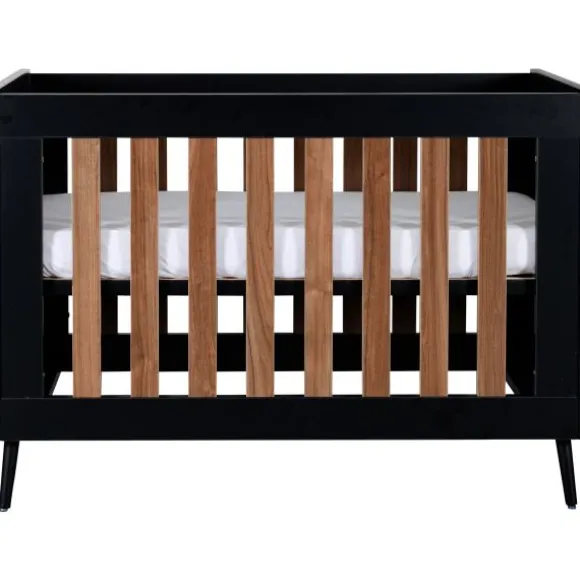 TWF Ledikant 60x120 - Commode - Hanglegkast 2-deurs Retro Black