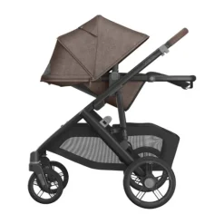 UPPAbaby Kinderwagen 2-in-1 Vista V3 Dillan Stone Blue Met Carbon Frame En Sand Leather