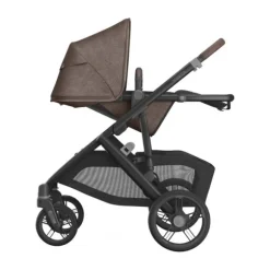 UPPAbaby Kinderwagen 2-in-1 Vista V3 Dillan Stone Blue Met Carbon Frame En Sand Leather