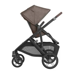 UPPAbaby Kinderwagen 2-in-1 Vista V3 Dillan Stone Blue Met Carbon Frame En Sand Leather