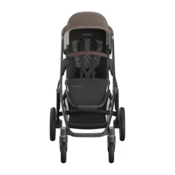 UPPAbaby Kinderwagen 2-in-1 Vista V3 Dillan Stone Blue Met Carbon Frame En Sand Leather