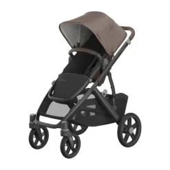 UPPAbaby Kinderwagen 2-in-1 Vista V3 Dillan Stone Blue Met Carbon Frame En Sand Leather