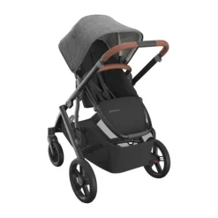 UPPAbaby Kinderwagen 2-in-1 Vista V3 Dillan Stone Blue Met Carbon Frame En Sand Leather