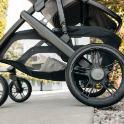 UPPAbaby Kinderwagen 2-in-1 Vista V3 Dillan Stone Blue Met Carbon Frame En Sand Leather