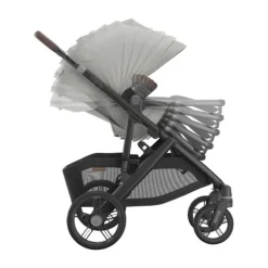 UPPAbaby Kinderwagen 2-in-1 Vista V3 Dillan Stone Blue Met Carbon Frame En Sand Leather