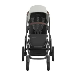 UPPAbaby Kinderwagen 2-in-1 Vista V3 Dillan Stone Blue Met Carbon Frame En Sand Leather