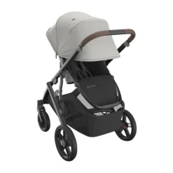 UPPAbaby Kinderwagen 2-in-1 Vista V3 Dillan Stone Blue Met Carbon Frame En Sand Leather