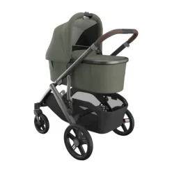 UPPAbaby Kinderwagen 2-in-1 Vista V3 Dillan Stone Blue Met Carbon Frame En Sand Leather