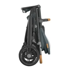 UPPAbaby Kinderwagen 2-in-1 Vista V3 Dillan Stone Blue Met Carbon Frame En Sand Leather