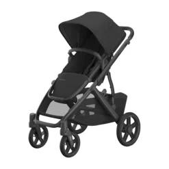 UPPAbaby Kinderwagen 2-in-1 Vista V3 Dillan Stone Blue Met Carbon Frame En Sand Leather