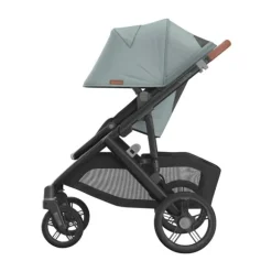 UPPAbaby Kinderwagen 2-in-1 Vista V3 Dillan Stone Blue Met Carbon Frame En Sand Leather