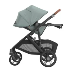 UPPAbaby Kinderwagen 2-in-1 Vista V3 Dillan Stone Blue Met Carbon Frame En Sand Leather