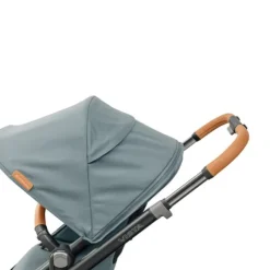 UPPAbaby Kinderwagen 2-in-1 Vista V3 Dillan Stone Blue Met Carbon Frame En Sand Leather