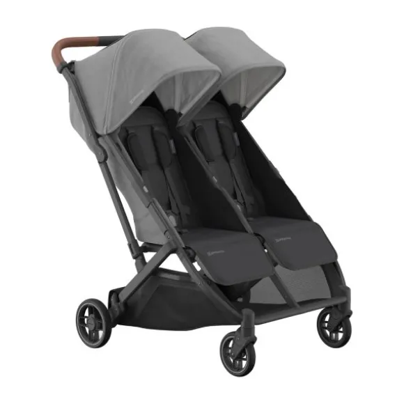 Uppababy MINU Duo Buggy - Greyson Carbon Frame Met Bruin Leer