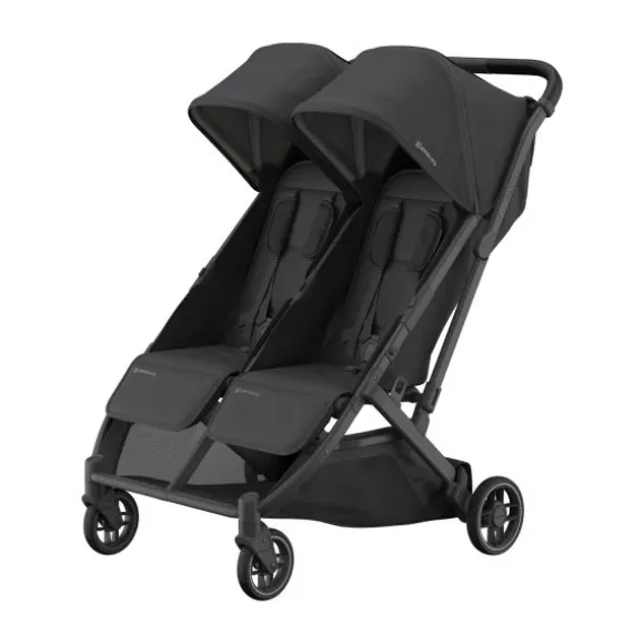 Uppababy MINU Duo Buggy - Greyson Carbon Frame Met Bruin Leer