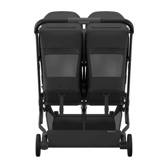 Uppababy MINU Duo Buggy - Greyson Carbon Frame Met Bruin Leer