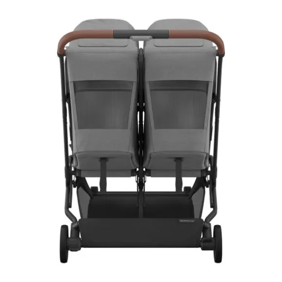Uppababy MINU Duo Buggy - Greyson Carbon Frame Met Bruin Leer