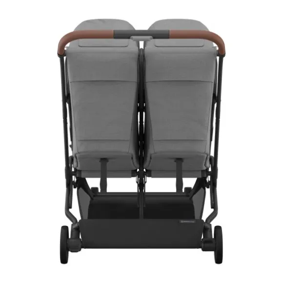 Uppababy MINU Duo Buggy - Greyson Carbon Frame Met Bruin Leer