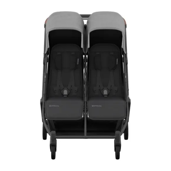 Uppababy MINU Duo Buggy - Greyson Carbon Frame Met Bruin Leer