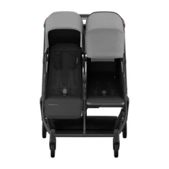 Uppababy MINU Duo Buggy - Greyson Carbon Frame Met Bruin Leer