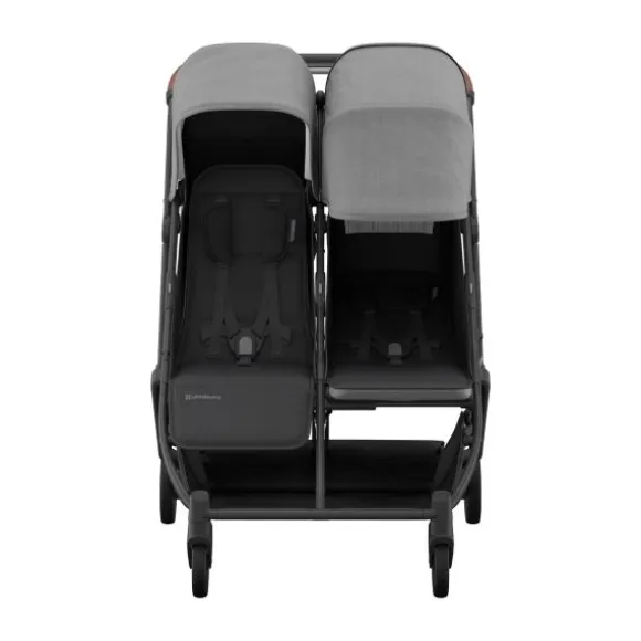 Uppababy MINU Duo Buggy - Greyson Carbon Frame Met Bruin Leer