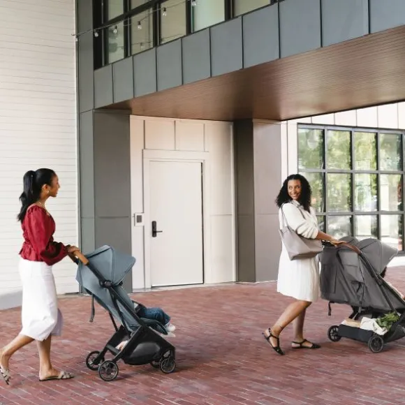 Uppababy MINU Duo Buggy - Greyson Carbon Frame Met Bruin Leer