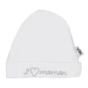 VIB Babymuts Rond - J'adore Maman - Wit/Grijs