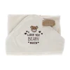 VIB Love You BEARY Much Badcape - 75 x 75 cm - Beige
