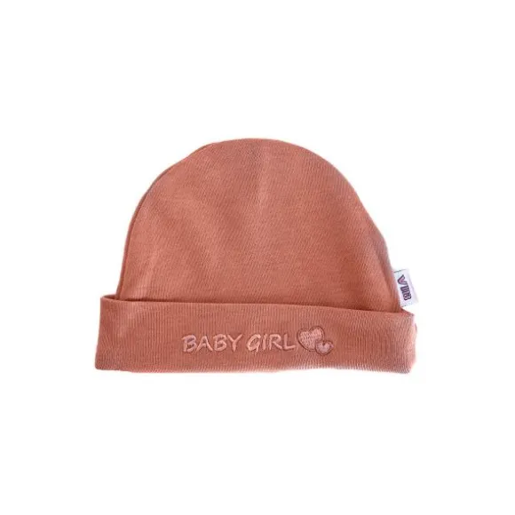 VIB Muts Rond Baby Girl Oud Roze