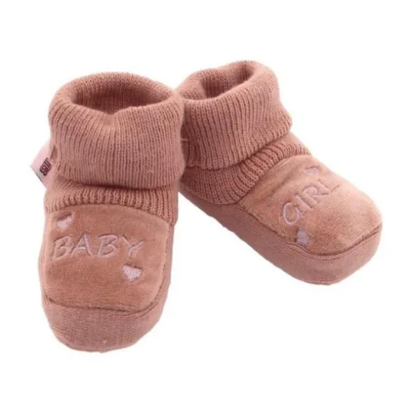 VIB Slofjes 'BABY GIRL' Oud Roze