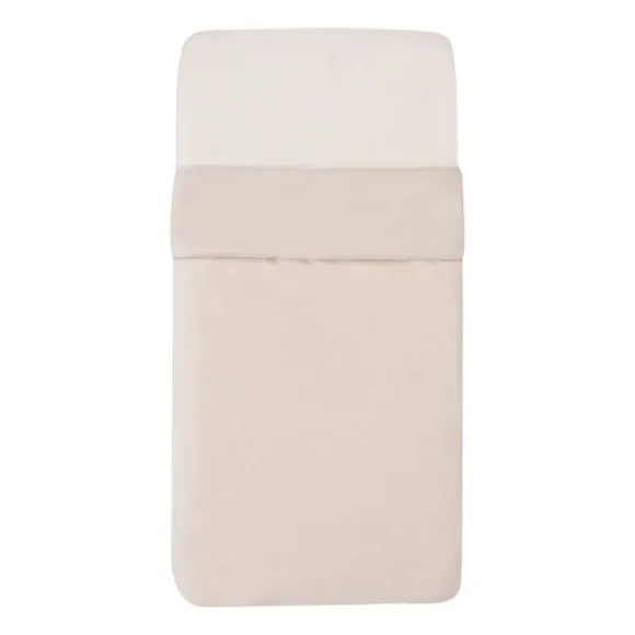 Witlof For Kids Ledikantdeken Tuck-Inn Soft Sand Velvet Rib 60 x 120 cm