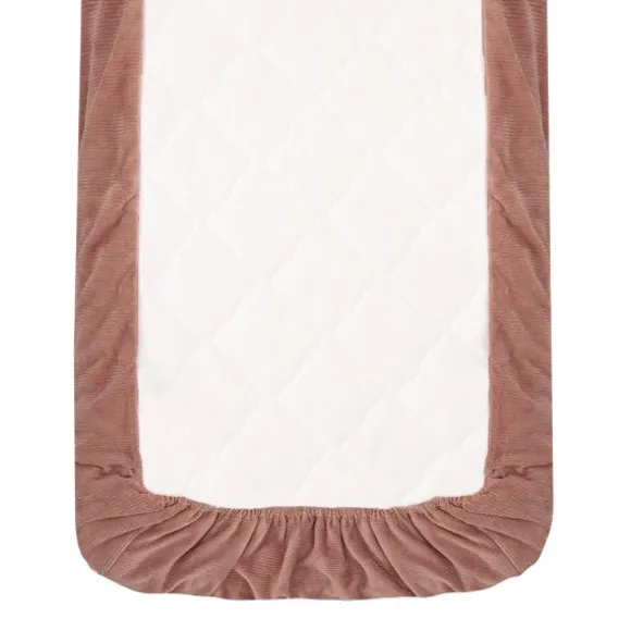 Witlof For Kids Ledikantdeken Tuck-Inn Soft Sand Velvet Rib 60 x 120 cm