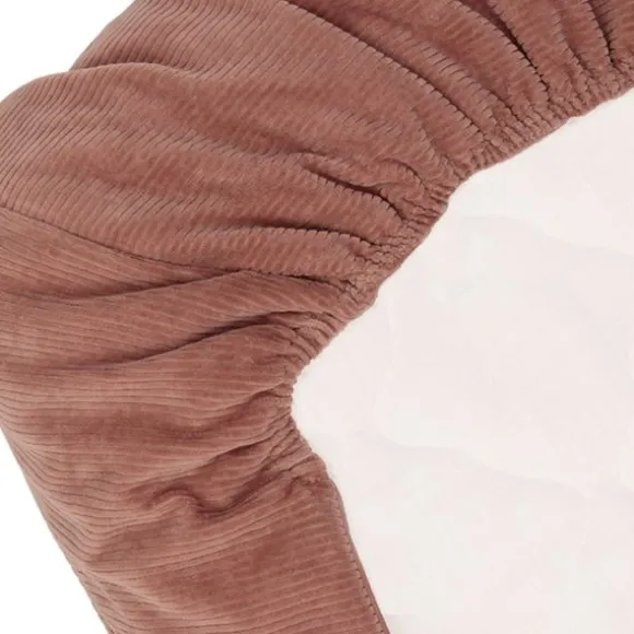 Witlof For Kids Ledikantdeken Tuck-Inn Soft Sand Velvet Rib 60 x 120 cm