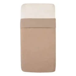 Witlof For Kids Ledikantdeken Tuck-Inn Soft Sand Velvet Rib 60 x 120 cm