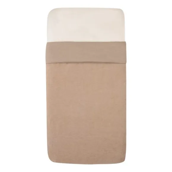 Witlof For Kids Ledikantdeken Tuck-Inn Soft Sand Velvet Rib 60 x 120 cm