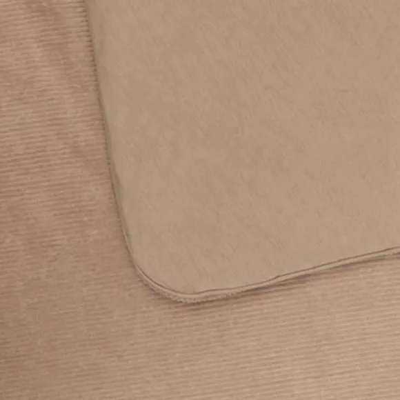 Witlof For Kids Ledikantdeken Tuck-Inn Soft Sand Velvet Rib 60 x 120 cm