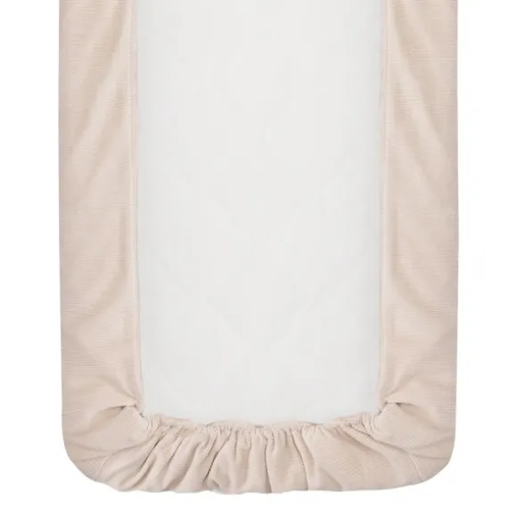 Witlof For Kids Ledikantdeken Tuck-Inn Soft Sand Velvet Rib 60 x 120 cm