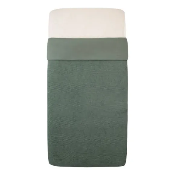Witlof For Kids Ledikantdeken Tuck-Inn Soft Sand Velvet Rib 60 x 120 cm