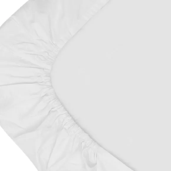 Witlof For Kids Ledikantlaken Tuck-Inn Ruffle Wit 60 x 120 cm