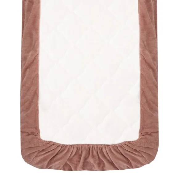 Witlof For Kids Wiegdeken Tuck-Inn Soft Sand Velvet Rib 40 x 80 cm